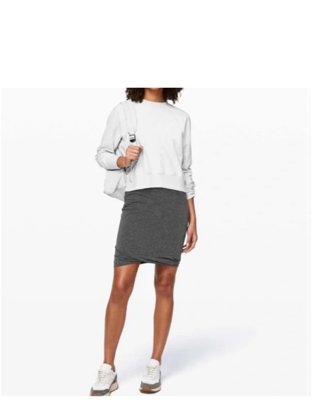 Lululemon Athletica Boulevard Bliss Size 6 Gray Skirt
